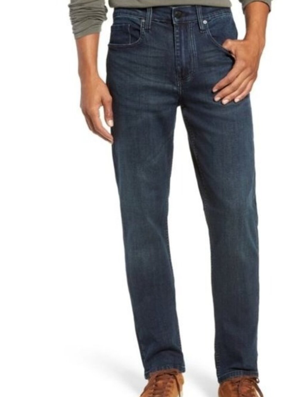 BLANK NYC Stanton Straight Leg Jean Men's Size 29x32 New Dark Wash Cotton Blend